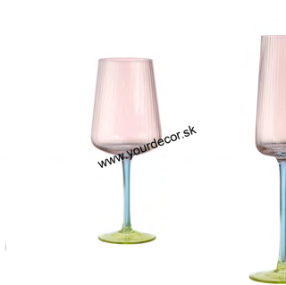 REALE pohár na víno light multicolor 500ml, SET6 ks