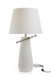IRAKLIA stolná lampa biela 1/E27, H80cm