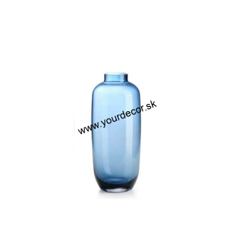 Váza SILHOUETTE modrá D15cm H35,5cm