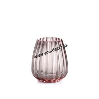 Váza OYSTER ružová D18cm,H20,5cm