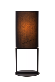 Stolná lampa HERMAN čierna 1/E27 D20cm