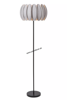 Stojatá lampa SPENCER sivá 1/E27 D40cm