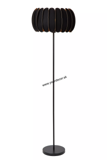 Stojatá lampa SPENCER čierna 1/E27 D40cm