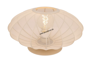 Stolná lampa CORINA krémová 1/E27 D40cm