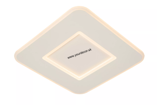 Stropné svietidlo AXELLE biele LED24W, 2700K, DIM., L39,4cm