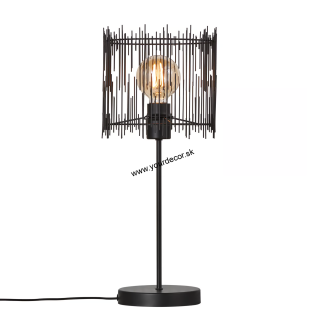 Stolná lampa ELVIS čierna 1/E27 H49,30cm