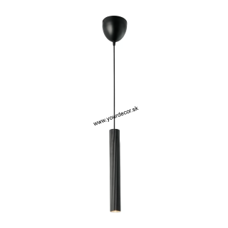 Závesné svietidlo VICO čierne 1/GU10, D5cm