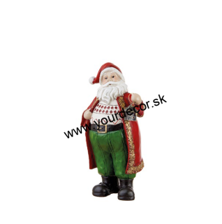 XMAS Zimné vítanie Santa Claus veľký 16,5x12x29H