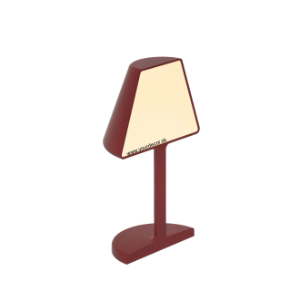 Stolná lampa TWIN AKKU Dimm. Červená IP20