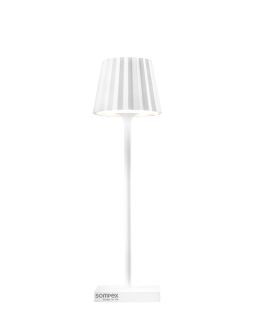 Stolná lampa TROLL NANO LED AKKU Biela IP54