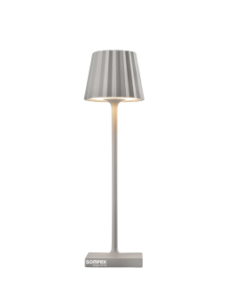 Stolná lampa TROLL NANO LED AKKU Sivá IP54