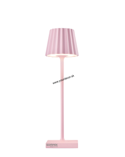Stolná lampa TROLL NANO LED AKKU Ružová IP54