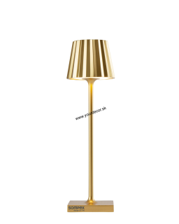 Stolná lampa TROLL NANO LED AKKU Zlatá IP54