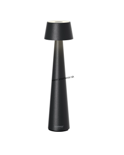 Stolná lampa MONO AKKU Dimm. Čierna IP65