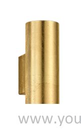 Nástenné svietidlo CLEO Gold, 2/GU10, D6cm, H16,5cm