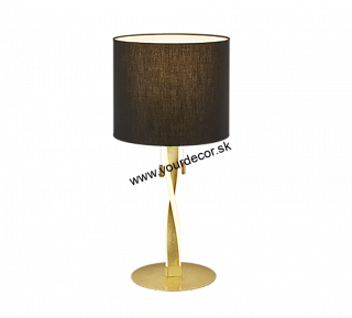 Stolná lampa NANDOR Čierna/Zlatá, 1/E27+2xLED3W, 3000K