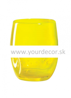 Pohár na vodu CARTOCCIO OL02075 žltý, SET 6ks