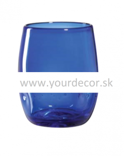 Pohár na vodu CARTOCCIO OL02076 kobaltovo modrý, SET 6ks
