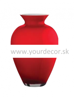 Váza AURORA červená H29