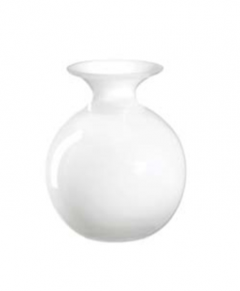 Váza ELIOS Opale White Latte H15