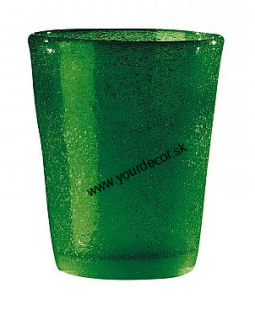 Pohár na vodu SMARTIES tmavo zelený, SET 6ks