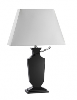 Stolná lampa ANFORA čierna/biela, 1/E27, H70cm