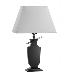 Stolná lampa ANFORA čierna/biela, 1/E14, H55cm