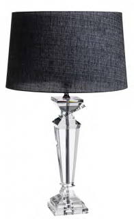 Stolná lampa RODI Sivá / Číra H75 cm