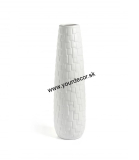 LECCI váza biela H58cm