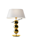 Stolná lampa SOFIA Gold / White 1/E27