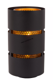 Stolná lampa ROSAS čierne 1/E27 D16cm