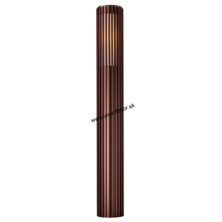 Stĺpik ALUDRA Hnedá prímorská metalíza, 1/E27, H95cm, IP54