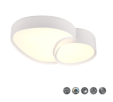 Stropné svietidlo RISE biele LED21W, 2700 - 6500K, 43x36cm